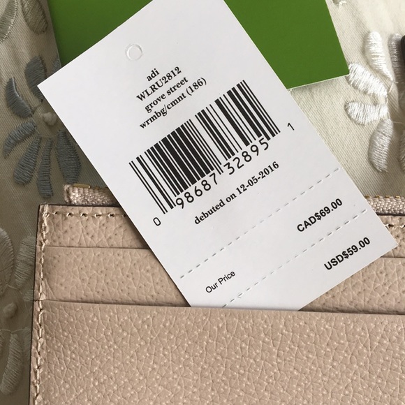 1 left! Kate Spade NWT Adi Grove Street zip wallet - Picture 5 of 8